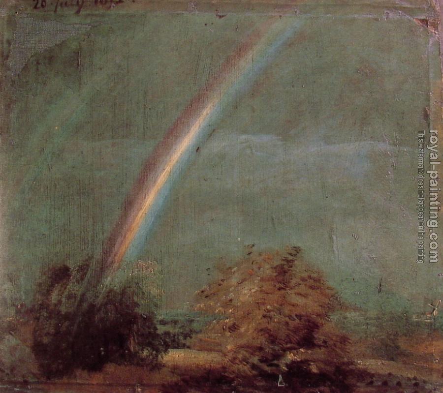 John Constable : Landscape with a Double Rainbow